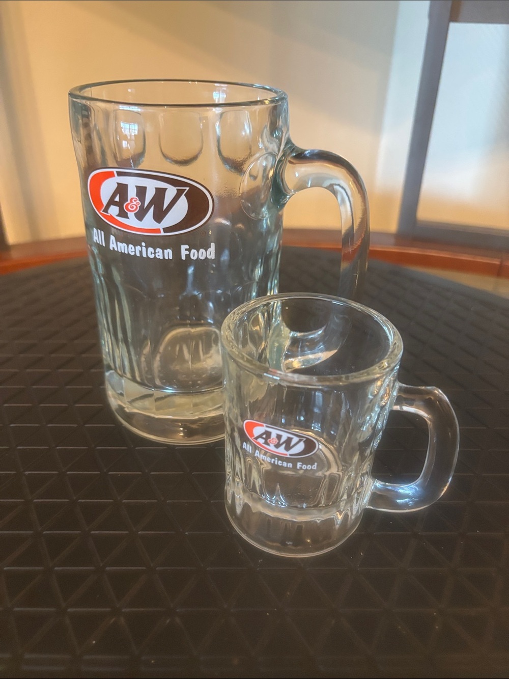 A&W Root Beer Mug and Mini Mug Set